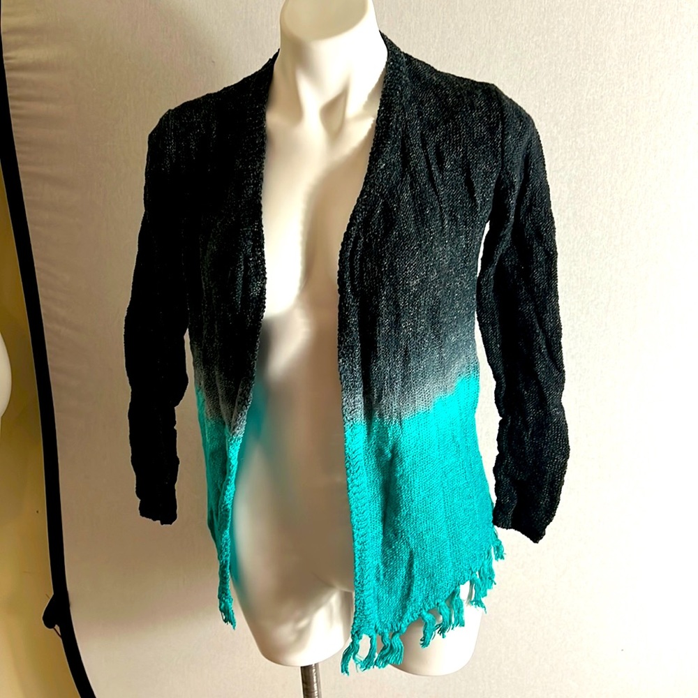 YFB/Young fabulous and broke  2 tone women cardigan top size S NIP